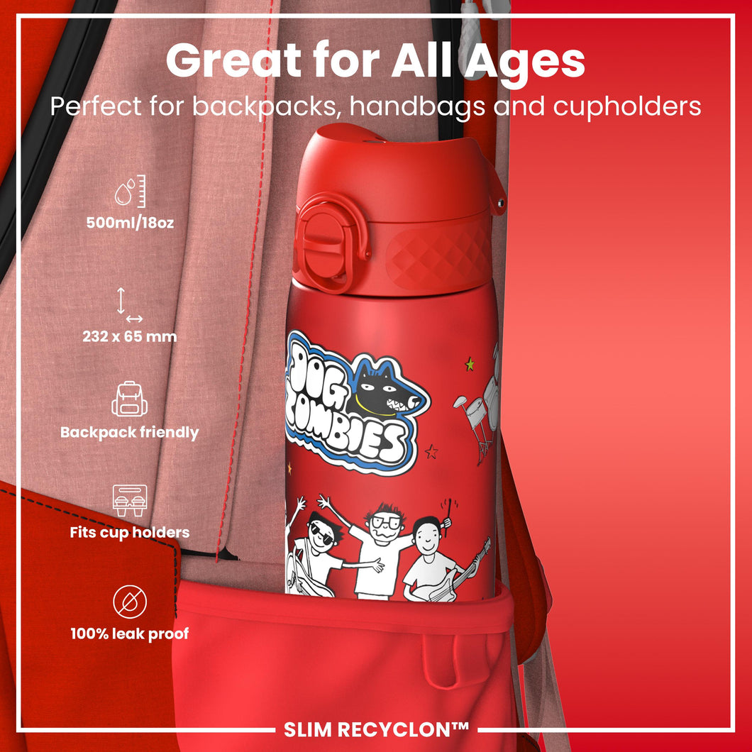 Load image into Gallery viewer, Tom Gates DogZombies Water Bottle - 600ml leakproof drinks bottle