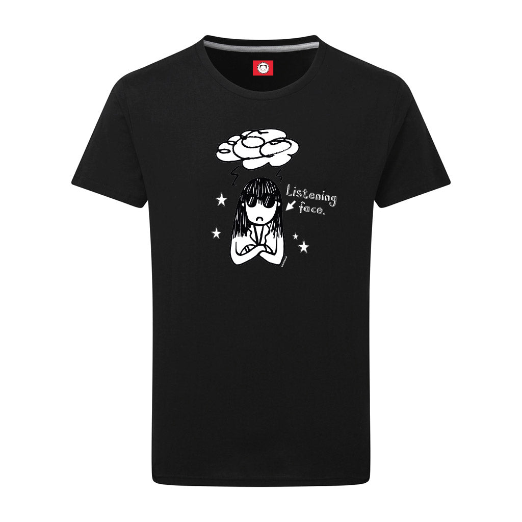 Load image into Gallery viewer, Delia's Listening Face T-shirt