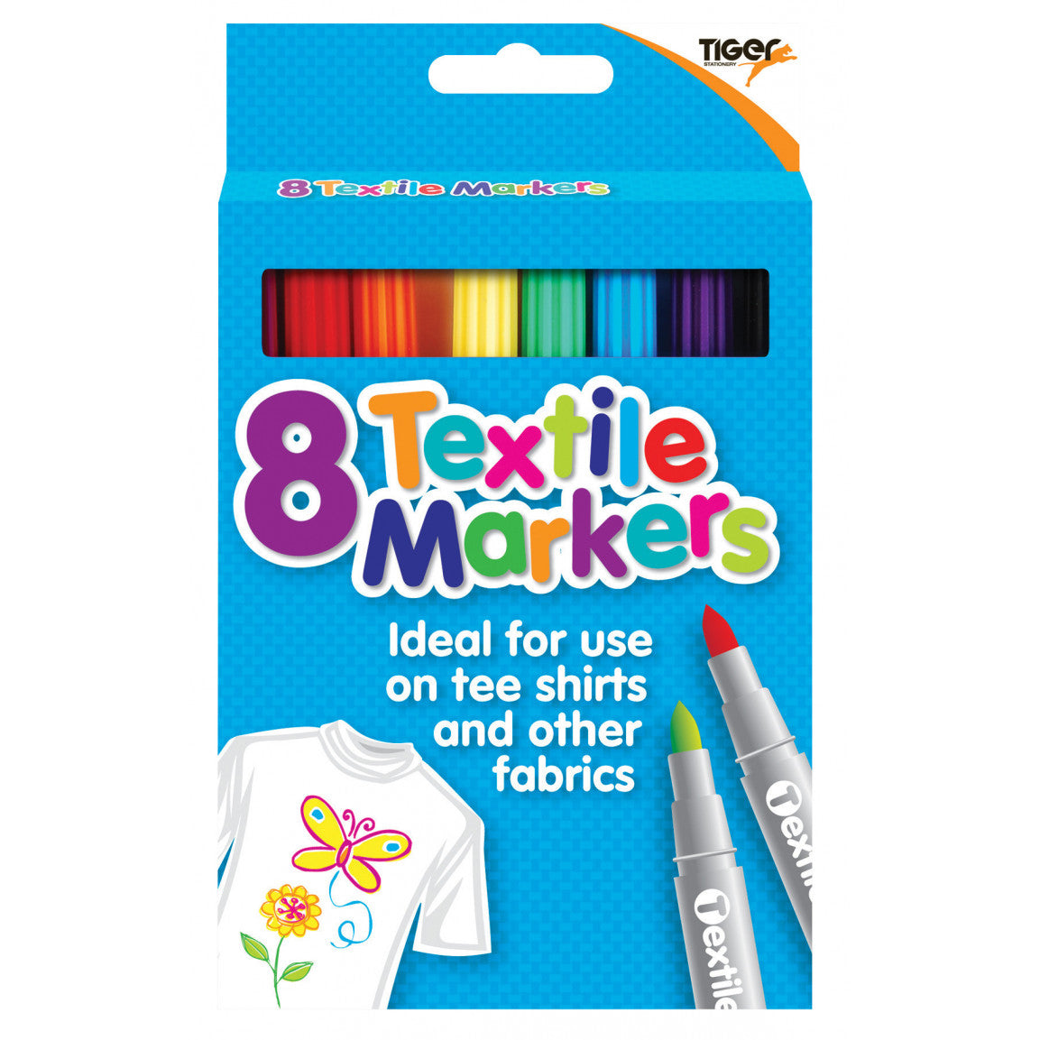 Tom Gates' Colourful Creations: Set of 8 Textile Markers