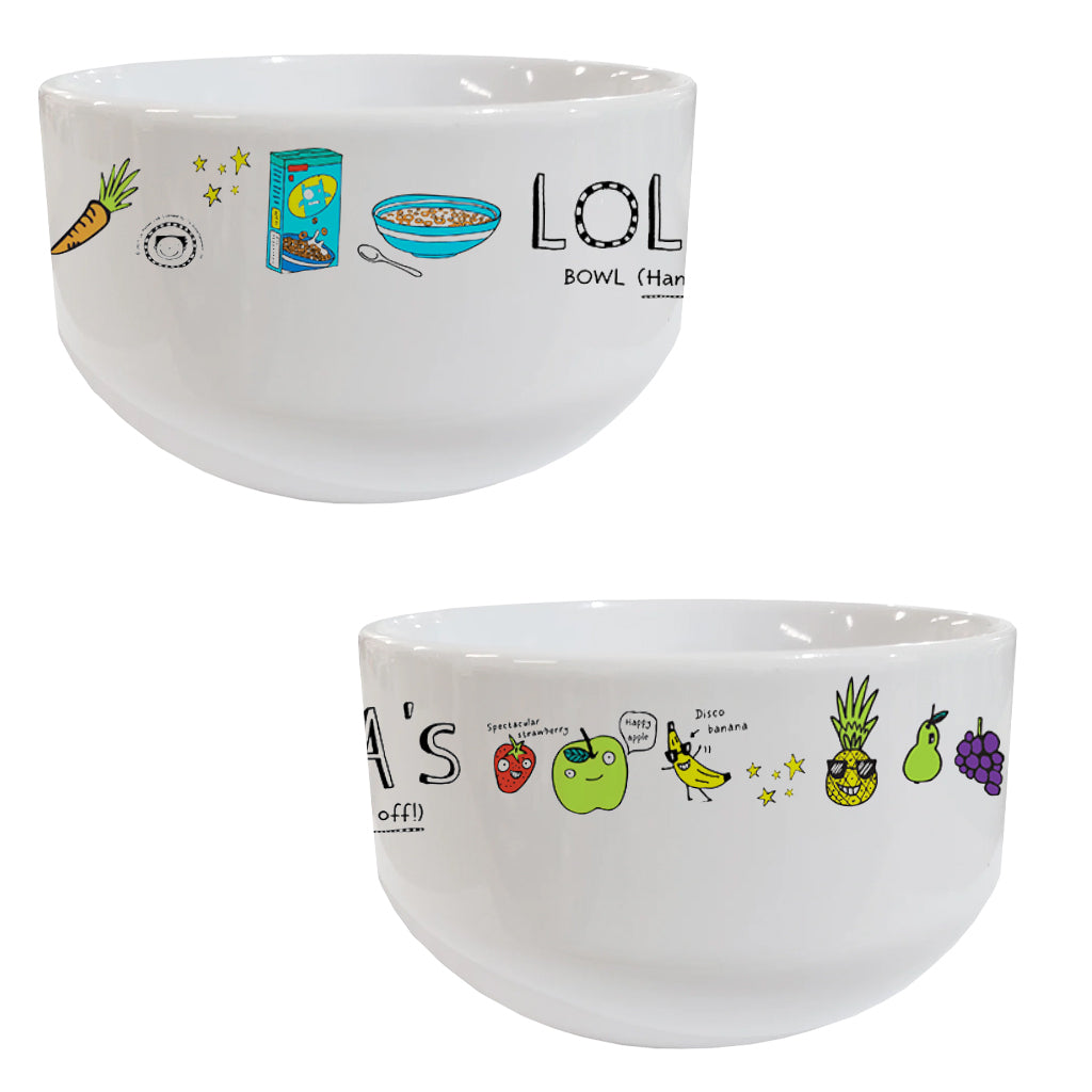 NEW! Tom Gates personalised Cereal (or Snack) Bowl