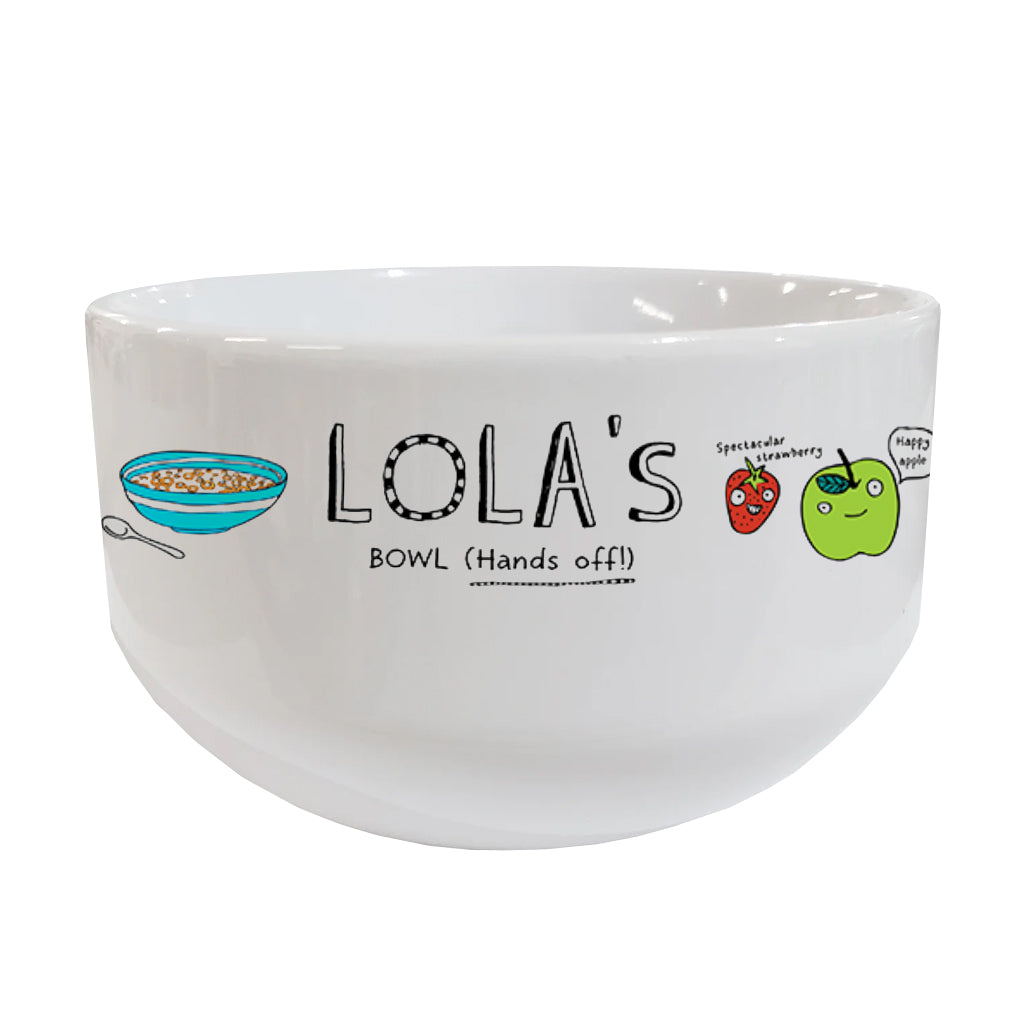 NEW! Tom Gates personalised Cereal (or Snack) Bowl