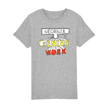 Tom Gates Genius at Work Personalised T-shirt