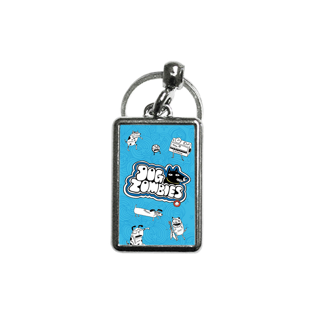 Load image into Gallery viewer, Tom Gates Dog Zombies Metal Keyring
