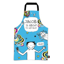 Get Busy Monster Apron (Blue)