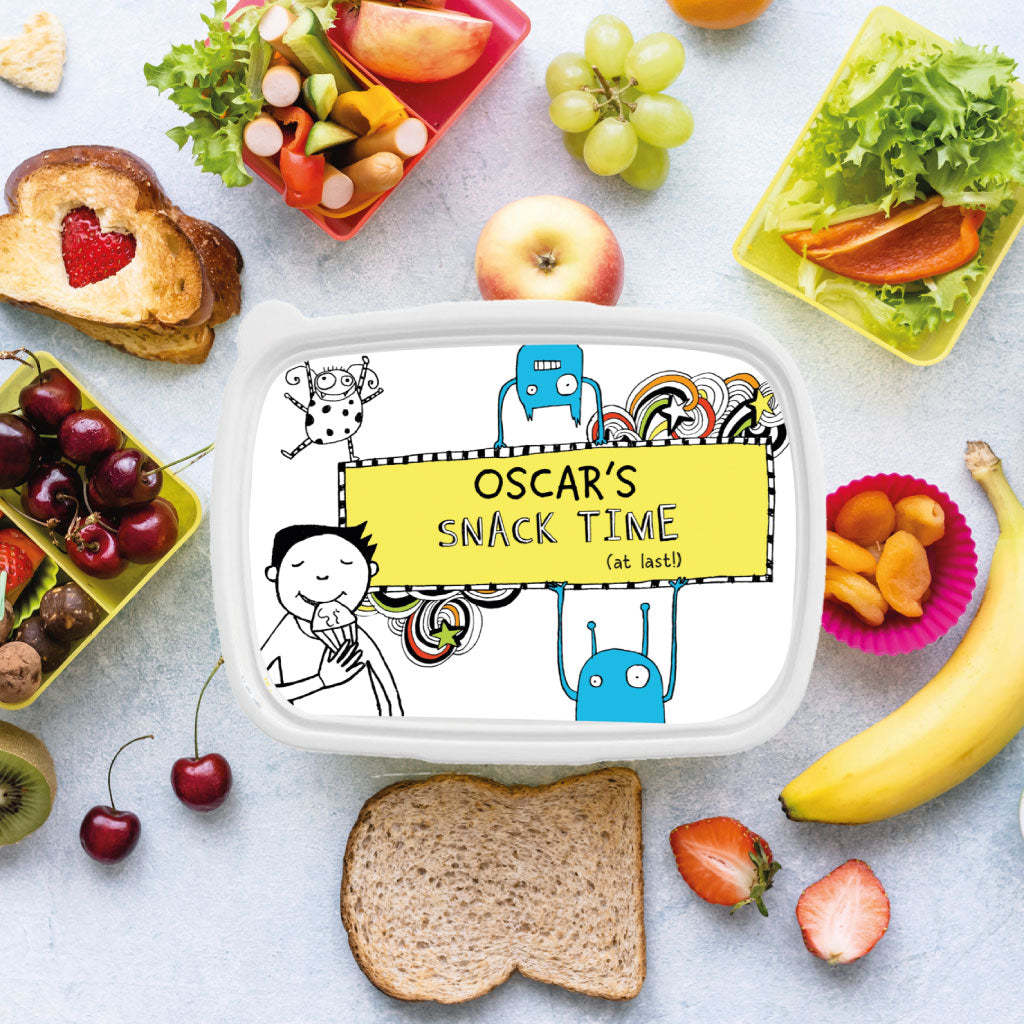 Tom Gates Snack Time (At Last!) - Personalised Lunchbox