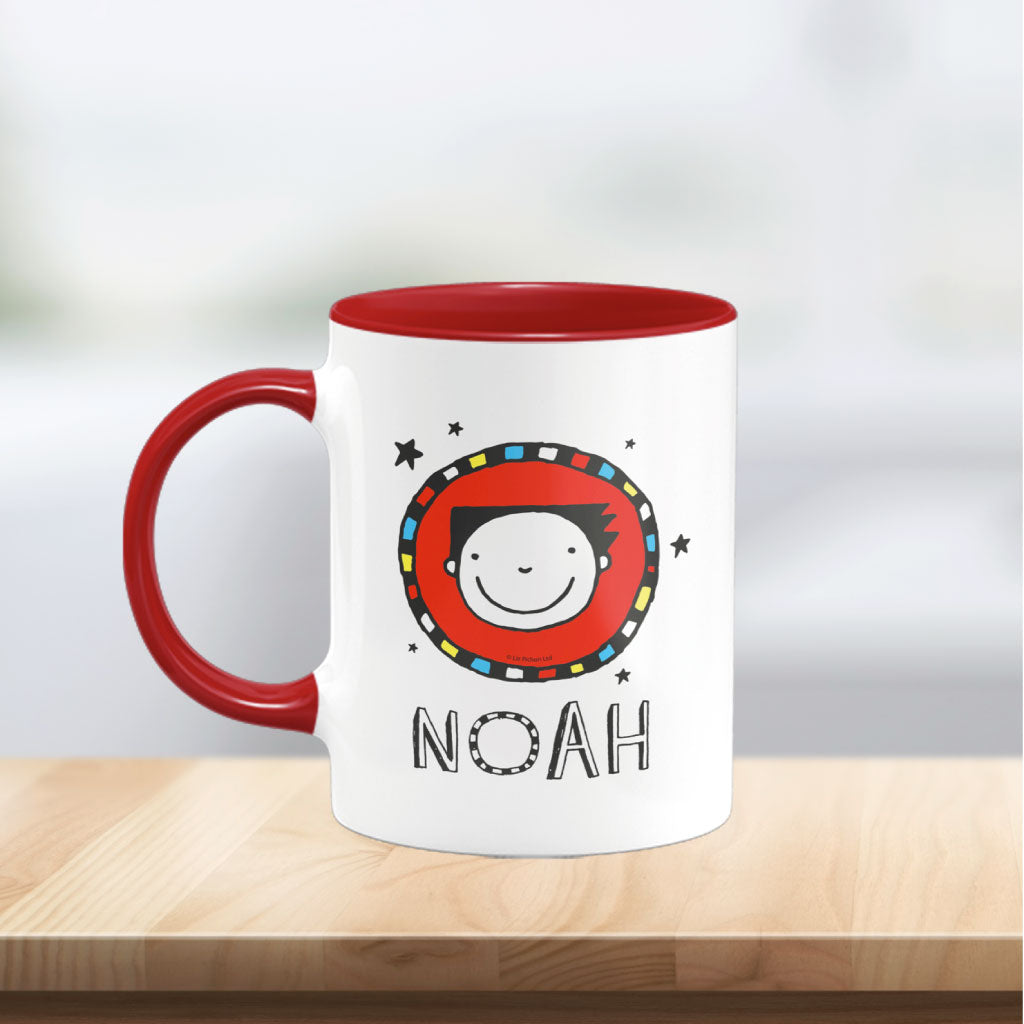 Tom Gates Personalised Smile Mug