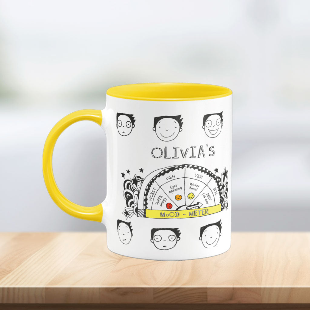 Tom Gates Personalised Mood Meter Mug