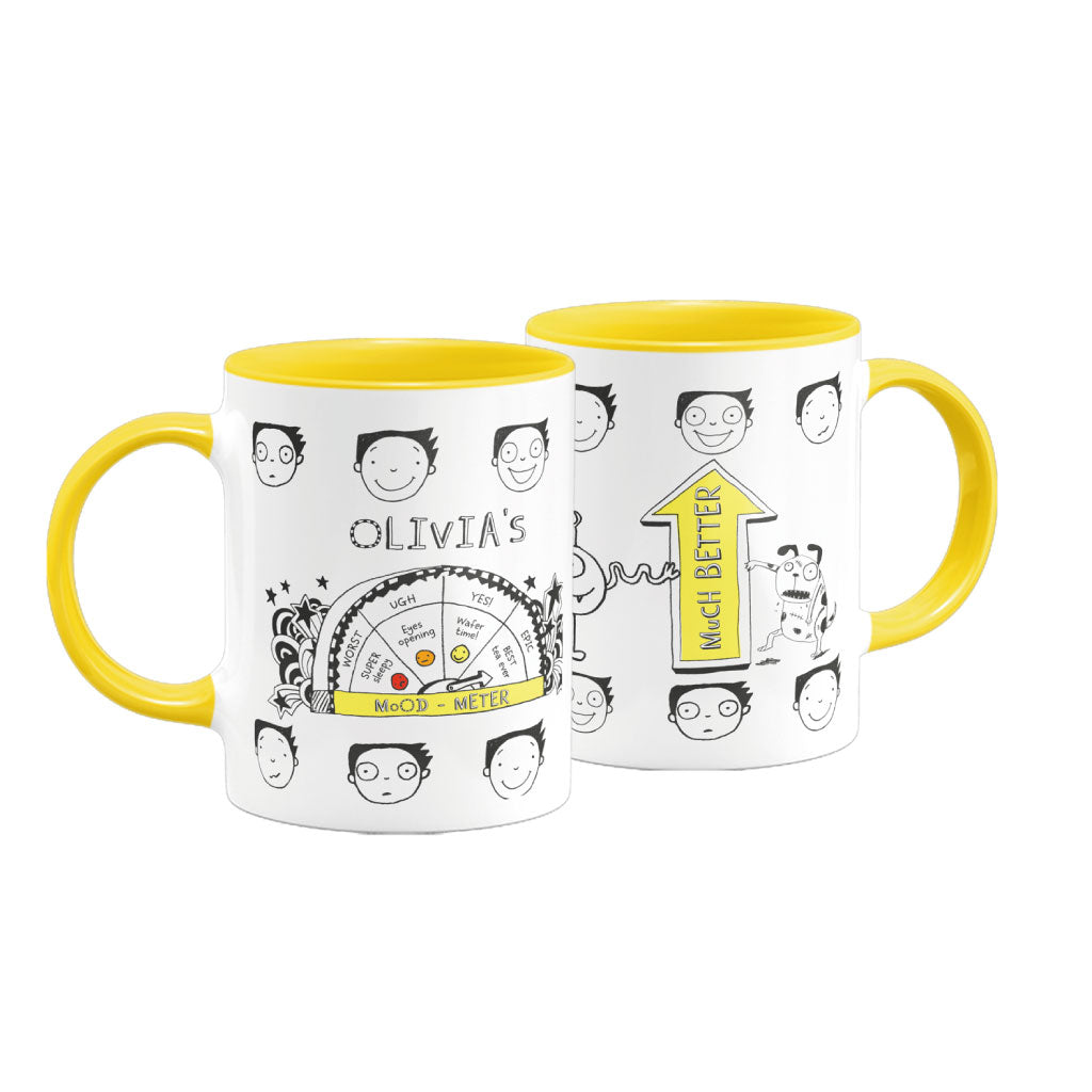 Tom Gates Personalised Mood Meter Mug