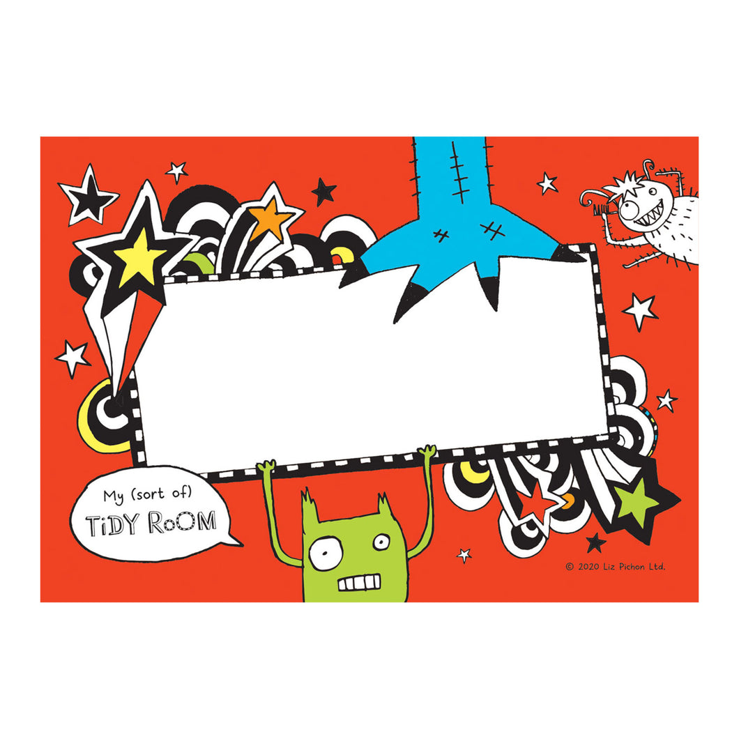 Load image into Gallery viewer, Tom Gates Personalised My Tidy Room Door Plaque
