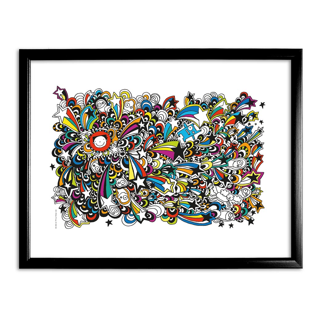 Load image into Gallery viewer, Tom Gates doodle-tastic Doodle Print
