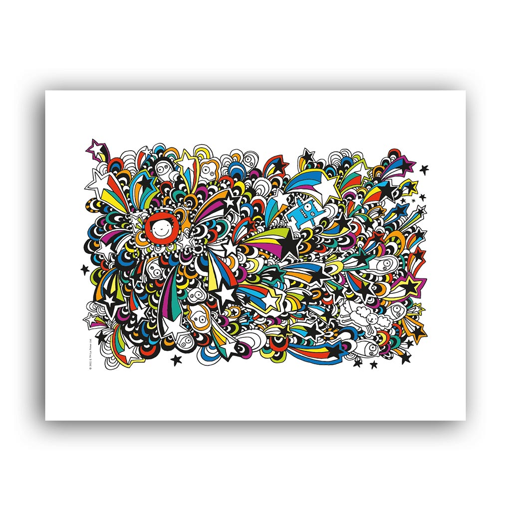 Load image into Gallery viewer, Tom Gates doodle-tastic Doodle Print
