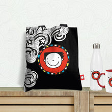 Load image into Gallery viewer, Tom Gates &quot;Smile&quot; Black tote bag

