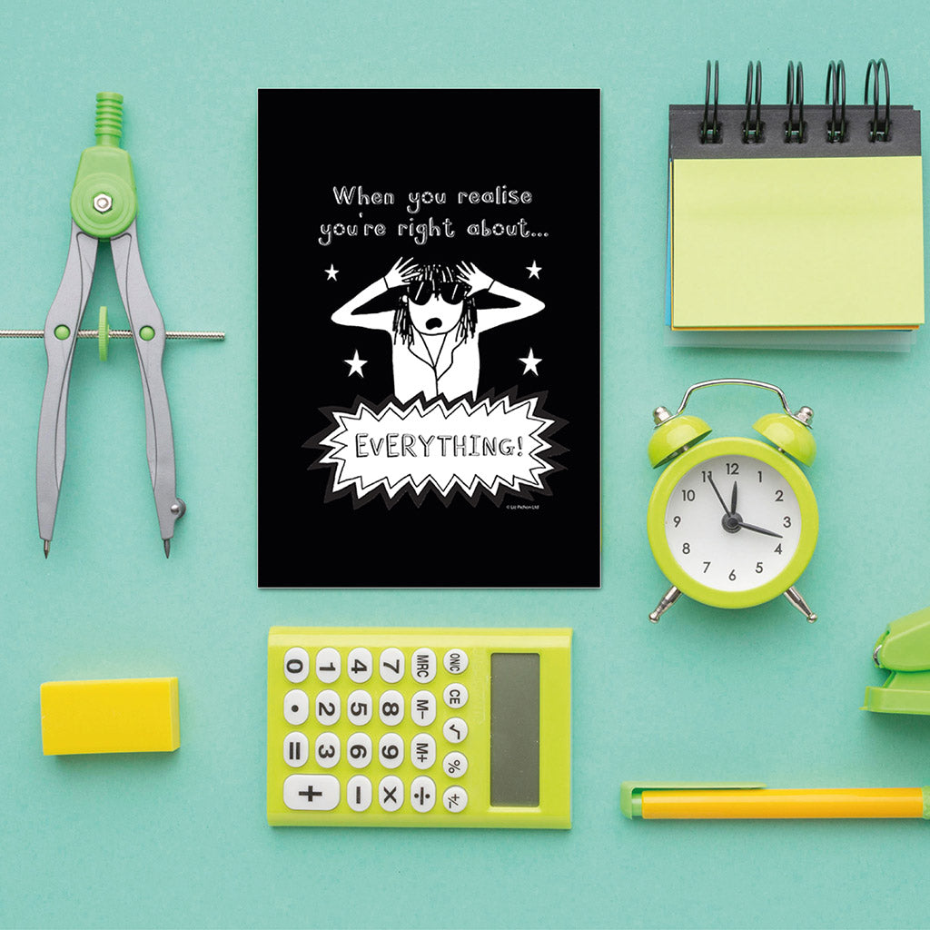 Load image into Gallery viewer, Delia&#39;s right about EVERYTHING Notebook
