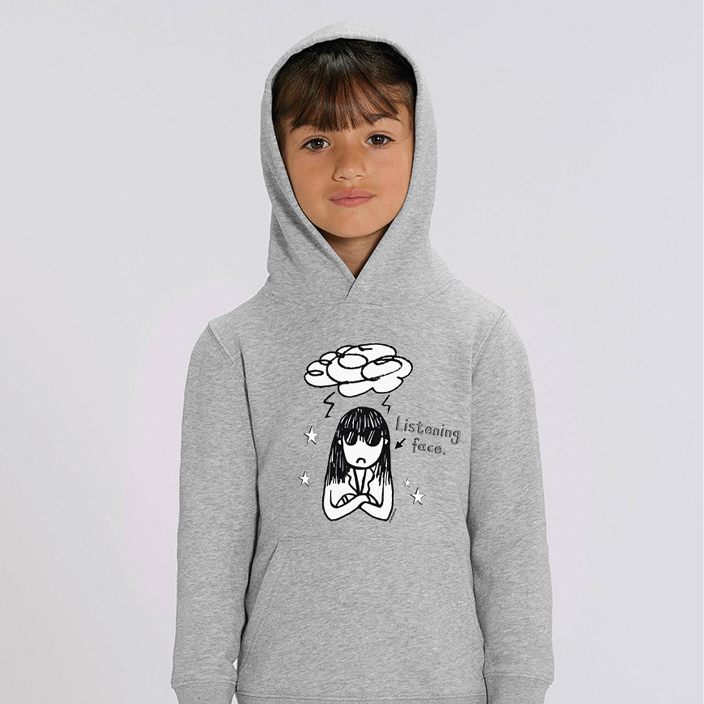 Load image into Gallery viewer, Delia&#39;s Listening Face Tom Gates Hoodie
