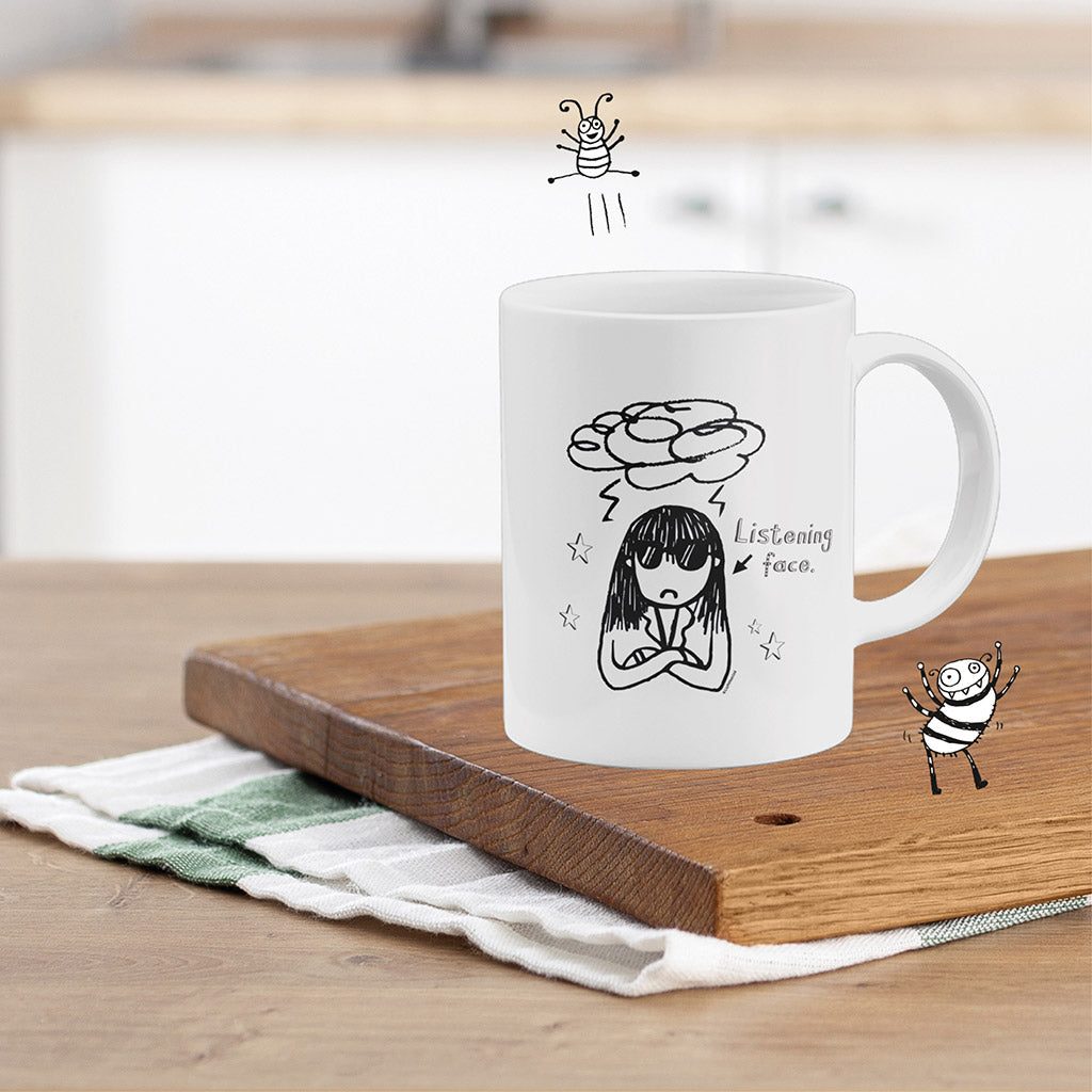 Load image into Gallery viewer, Delia&#39;s Listening Face Mug
