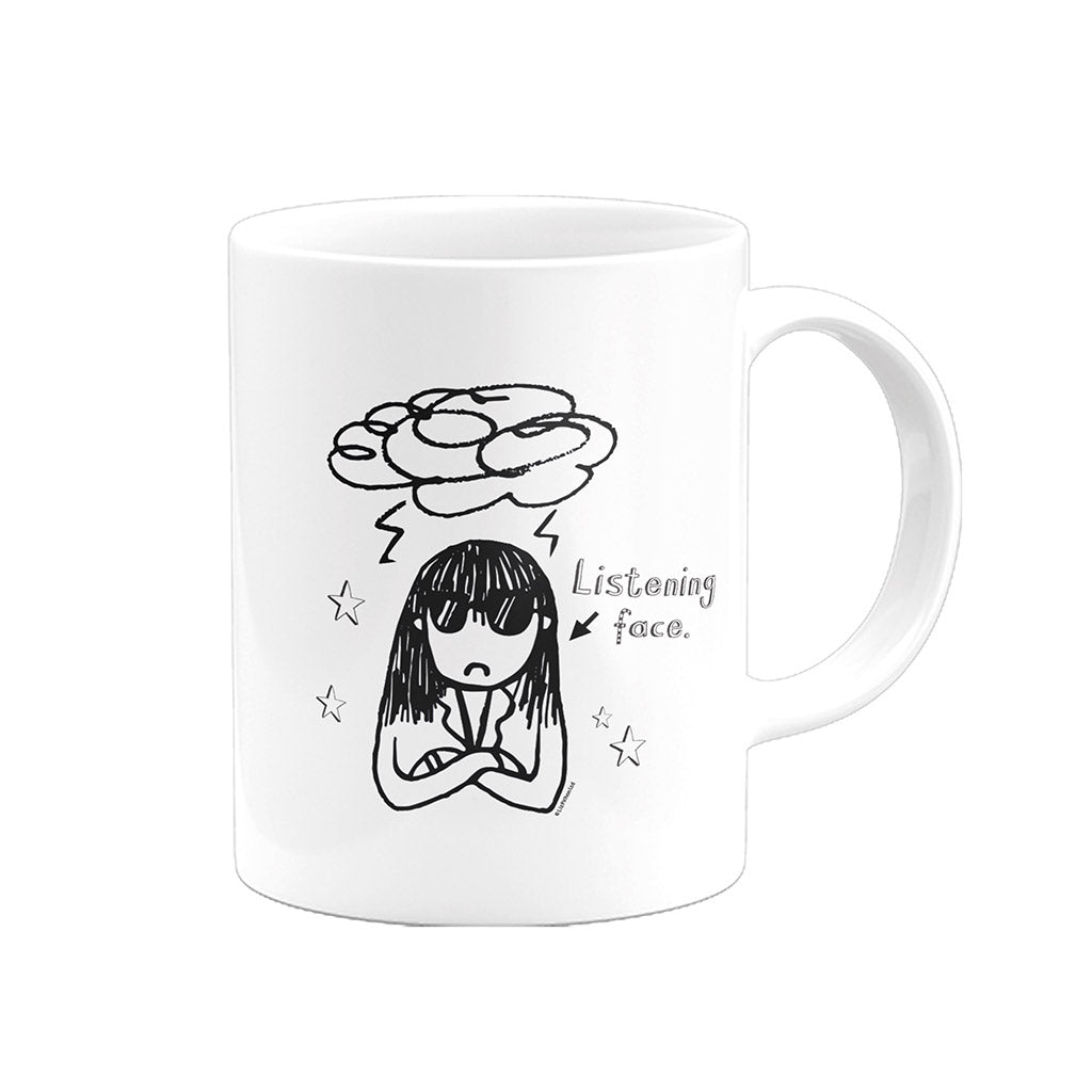 Load image into Gallery viewer, Delia&#39;s Listening Face Mug
