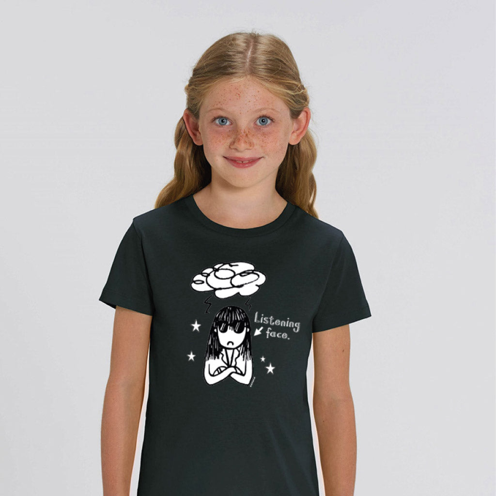 Load image into Gallery viewer, Delia&#39;s Listening Face T-shirt
