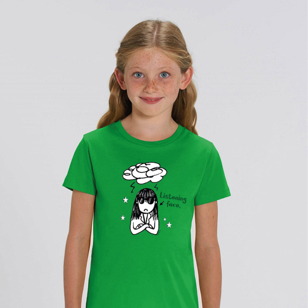 Load image into Gallery viewer, Delia&#39;s Listening Face T-shirt
