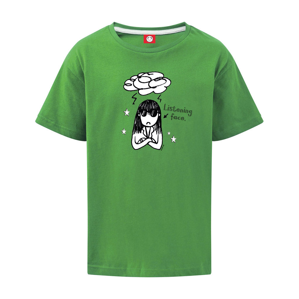 Load image into Gallery viewer, Delia&#39;s Listening Face T-shirt
