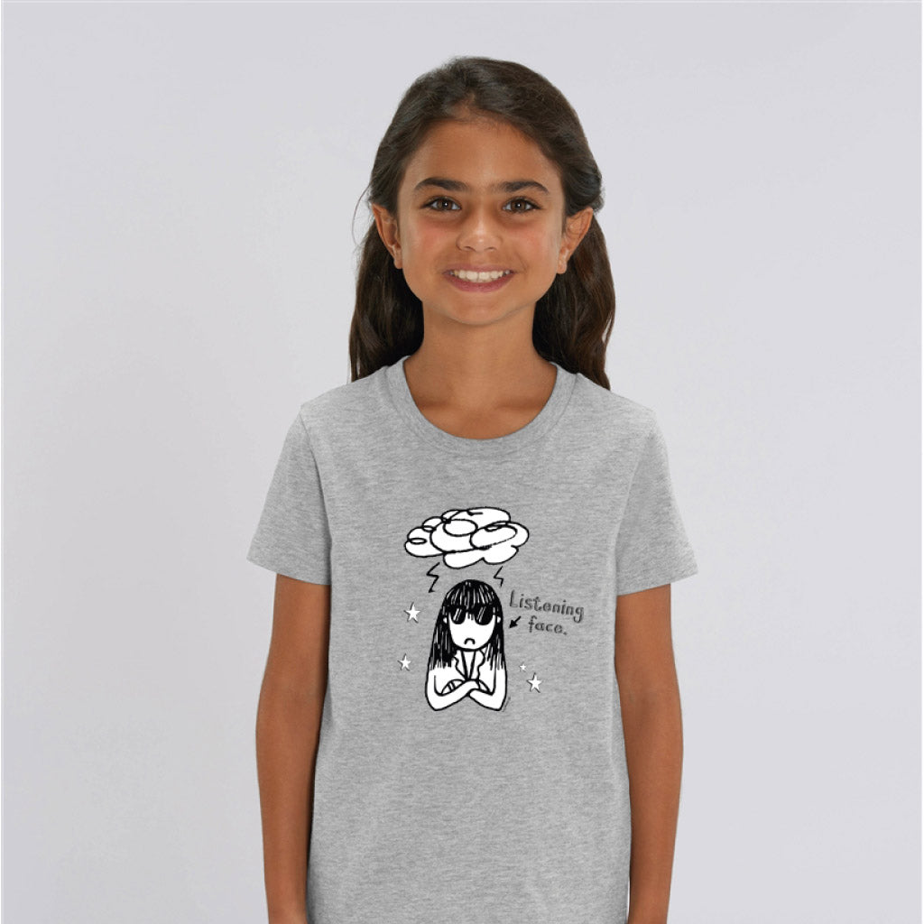 Load image into Gallery viewer, Delia&#39;s Listening Face T-shirt
