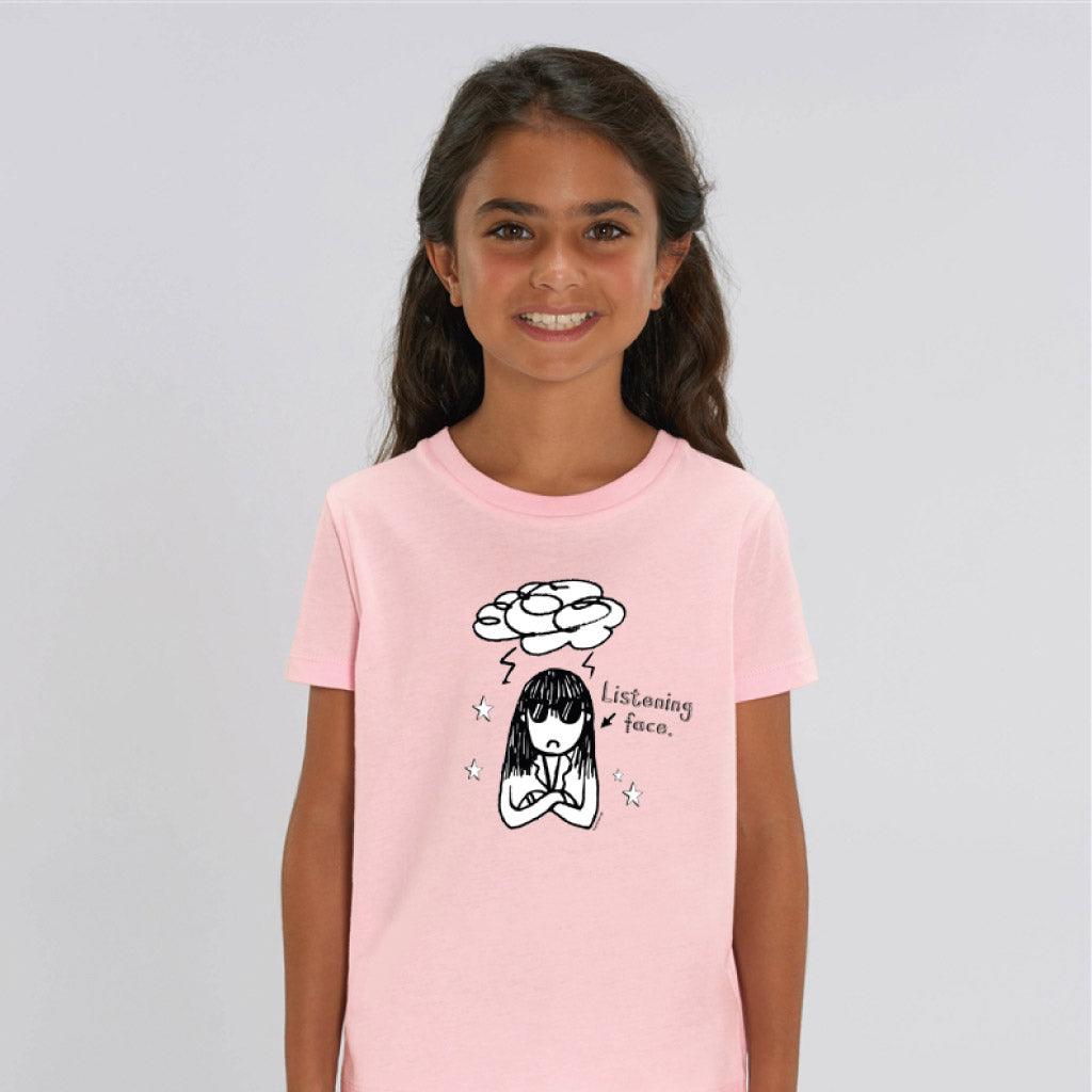 Load image into Gallery viewer, Delia&#39;s Listening Face T-shirt
