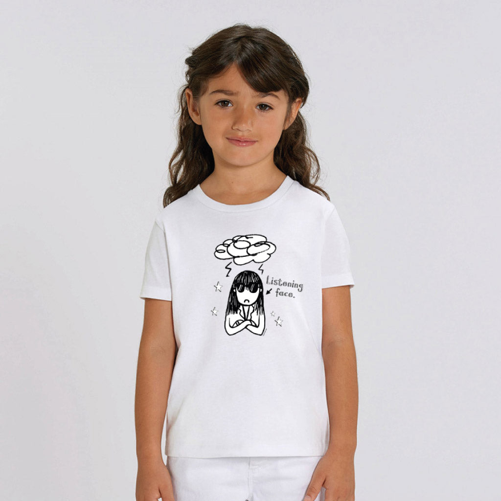 Load image into Gallery viewer, Delia&#39;s Listening Face T-shirt
