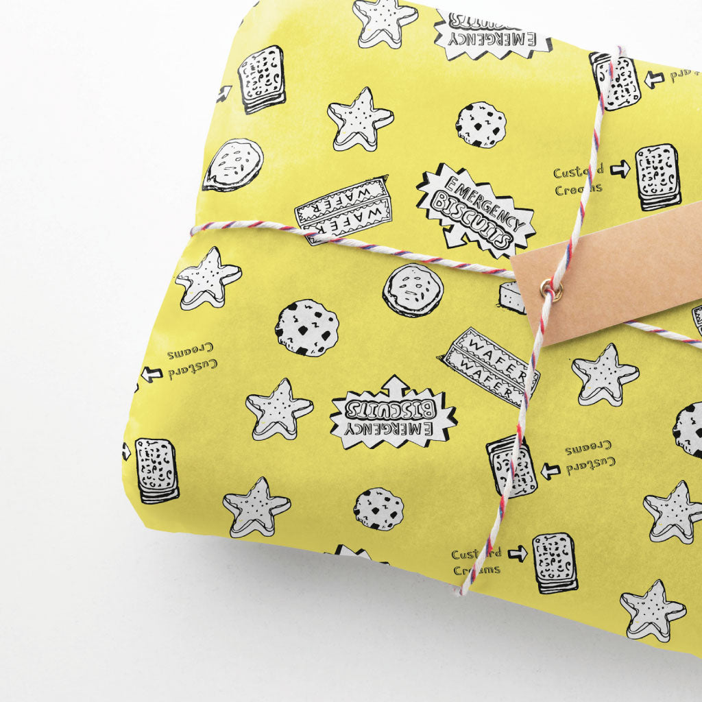 Load image into Gallery viewer, Tom Gates Emergency Biscuits Gift Wrap
