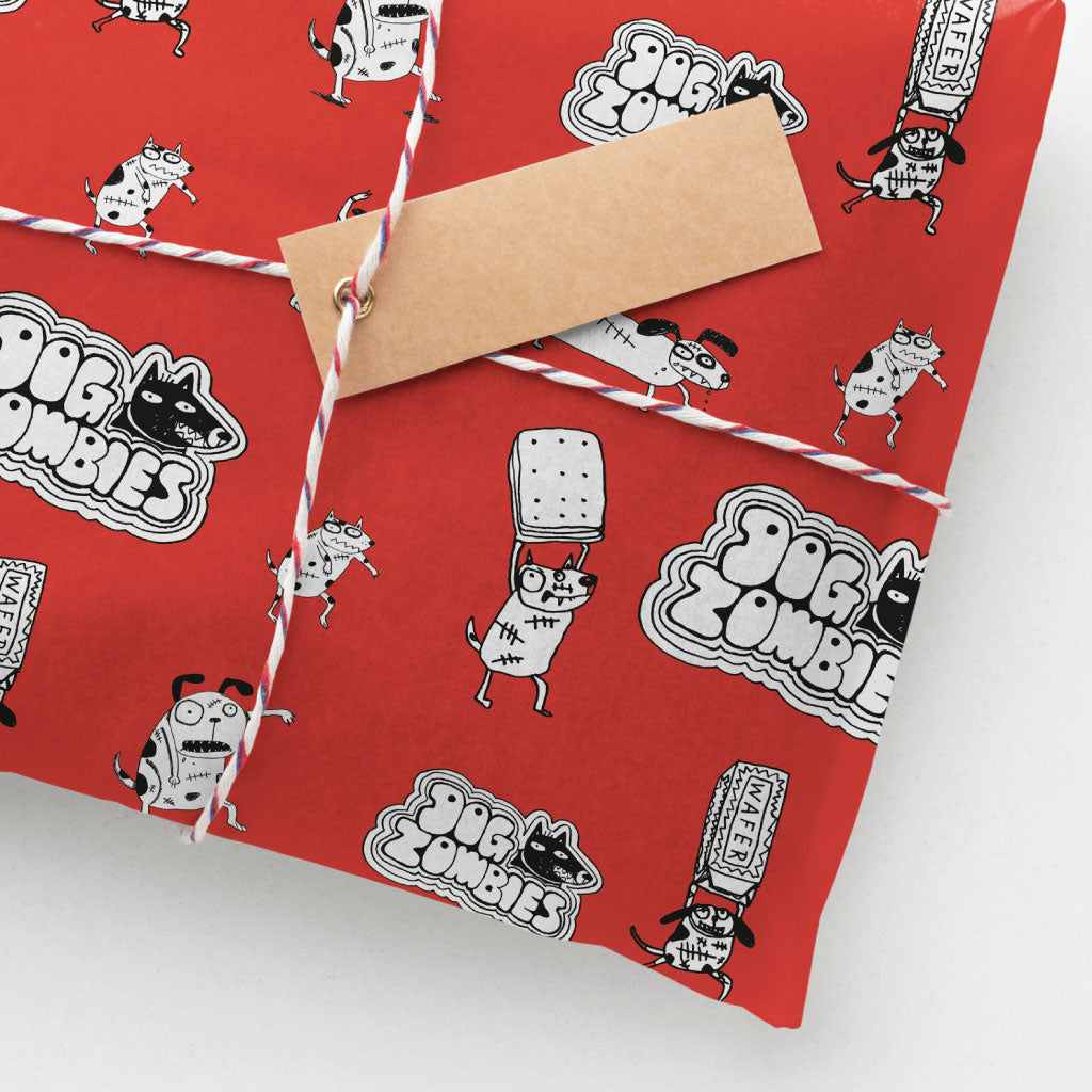 Load image into Gallery viewer, Tom Gates Dog Zombies Gift Wrap
