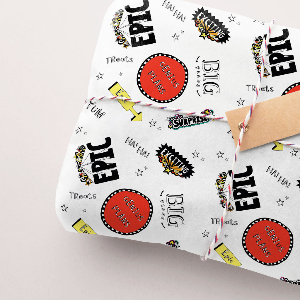 Load image into Gallery viewer, Tom Gates Genius Plans Gift Wrap
